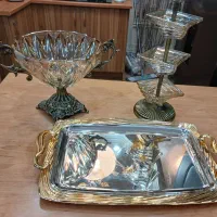 ظروف کریستالی و تشت حمام و سطل