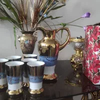 ظروف چینی ورق طلا