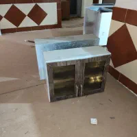 کابینت فلزی 2متر بالا ۲پایین در حد