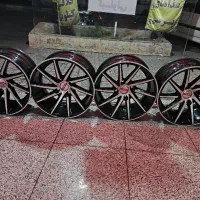 رینگ اسپرت ووسن چرخشی سایز۱۵رخ تراش مشکی
