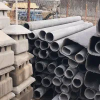 لوله بخاری آزبست . کلاهک بتنی. اتصالات