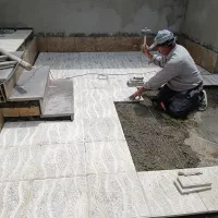 موزائیک کاری کاشی کاری سیمانکاری سنگ کاری بتن ریزی