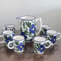 پارچ و لیوان ، فنجان و قندان ، نمکدان