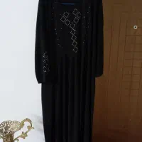 عبا مشکی سایز فری بندتنظیم.داره