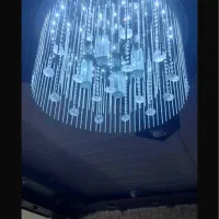 لوستر سقفی اشکی در حد نو