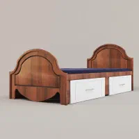 تخت خواب*سرویسخواب مدل ملین*MDF