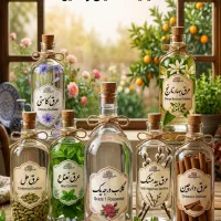 عرقیجات اصل و گلاب ناب قمصر کاشان