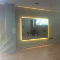 آینه باشگاه در مناطق کرج تهران دفرمه بک لایت