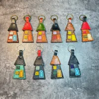 جاکلیدی چرمی طرح خونه قیمت خوب