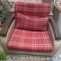 مبل تخت خواب شو تک‌نفره ، کاملاا سالم ، مدل شرکتی