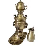 سماور برنجی ذغالی