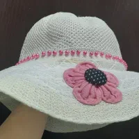 کلاه دخترانه حصیری