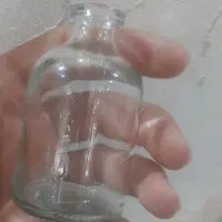 شیشه 50 سی سی بی رنگ و رنگی بدون چوب پنبه