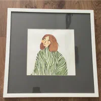 سه عدد قاب pvc با پاسپارتو مقوا هلندی