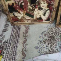 تابلو فرش ماشینی طرح حیوانات وطرح گربه