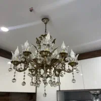 لوستر برنز ۵ شاخه ۱۰ شعله