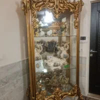 ویترین تمام منبت چوب راش