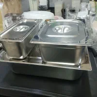 ظروف بنماری دست دوم استیل پلاس