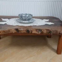 میز جلو مبلی با چوب گردو