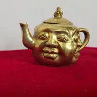 مجسمه برنز قوری ۴رخ برنزی