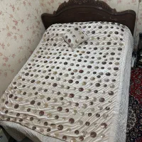 تخت ۲ نفره چوب منبت کاری