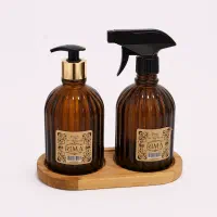 جا مایع + محلول پاش شیشه ای