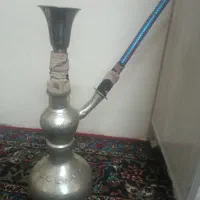 قلیان تنباکو مسی سفید نو کامل