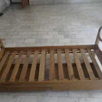 تخت دو کشو بدون تشک