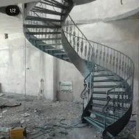 پله پیچ ،پله فلزی ،