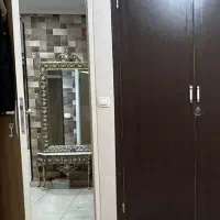 آینه و شمعدان برنز نگین دار