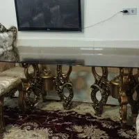 میز غذا خوری سلطنتی  شش نفره نو نو