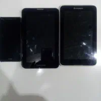 دو عدد تبلت لنوو و یک گوشی هواوی خاموش