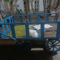 گاری چهار چرخ بلبرینگ دار سالم به فروش میرسد