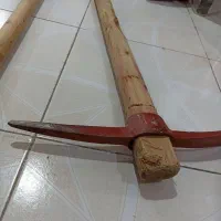 کلنگ وچهار شاخ باغبانی بادسته سالم وتراش خورده