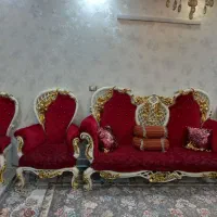 مبل استیل ۹ نفره طرح گل