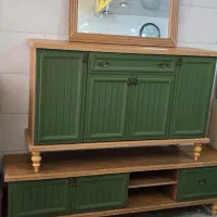ست میز و آینه کنسول مدل کلاسیک