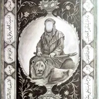 طراحی سیاه قلم وبازآفرینی نقاشی ذغالی