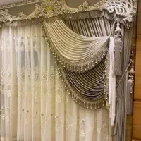 والان پرده پارچه ترک مخمل نو
