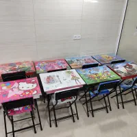 میز تحریر کودک باکس دار mdf برند شهریار