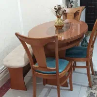 میز غذا خوری چوب راش