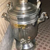 سماور برنجی گازی