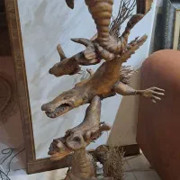 انواع مجسمه چوبی در ابعاد مختلف