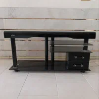 میز تلویزیون شیشه ای نو نو