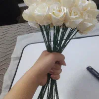 گل رز روبانی گل مصنوعی