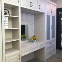 کابینت، کمد دیواری، تخت، میز