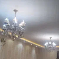 دو عدد لوستر برنز