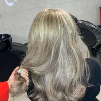 مدل برای رنگ مو مش و امبره سامبره بالیاژ