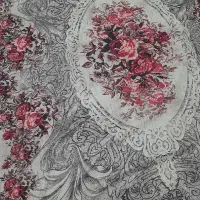 دوعدد روفرشی کشدار شانل مخمل ترک ۶ متری درحد نو