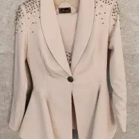 کت و کراپ و شلوار ست زنانه اصل romance