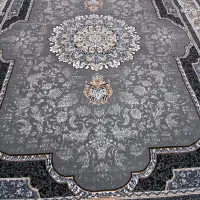 فرش طوسی طلایی
